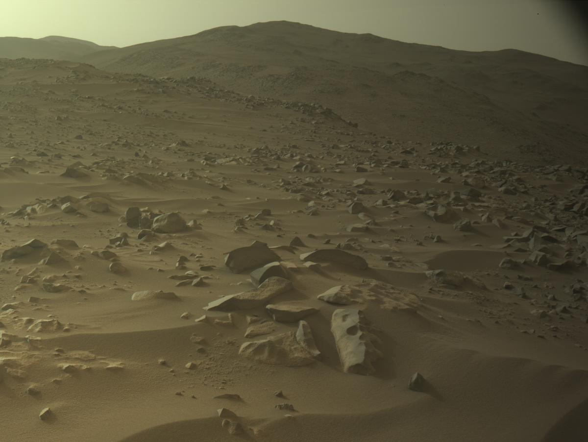 This image was taken by NAVCAM_RIGHT onboard NASA's Mars rover Perseverance on Sol 1101