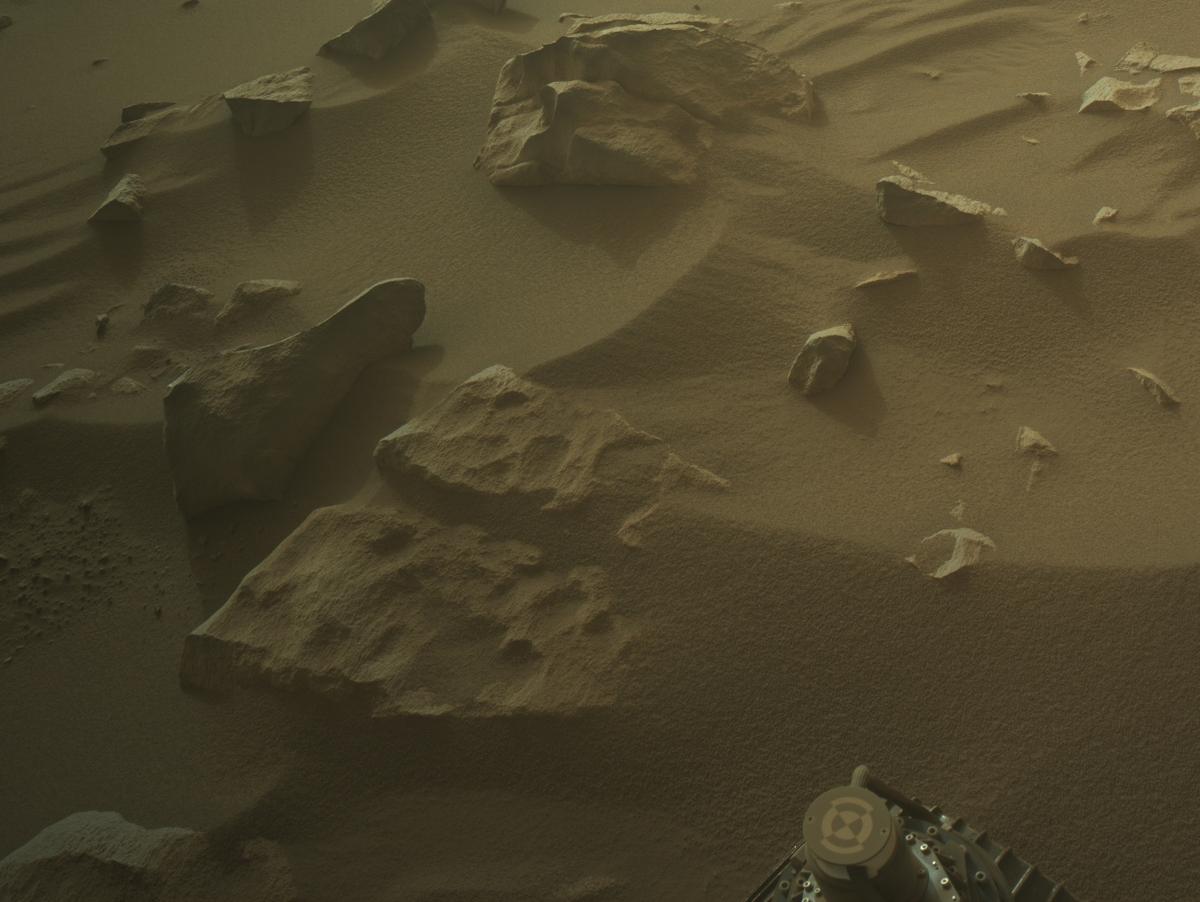 This image was taken by NAVCAM_RIGHT onboard NASA's Mars rover Perseverance on Sol 1101
