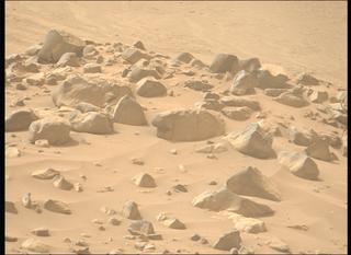 View image taken on Mars, Mars Perseverance Sol 1101: Left Mastcam-Z Camera