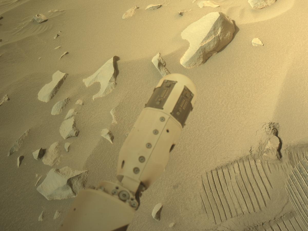 This image was taken by NAVCAM_RIGHT onboard NASA's Mars rover Perseverance on Sol 1102