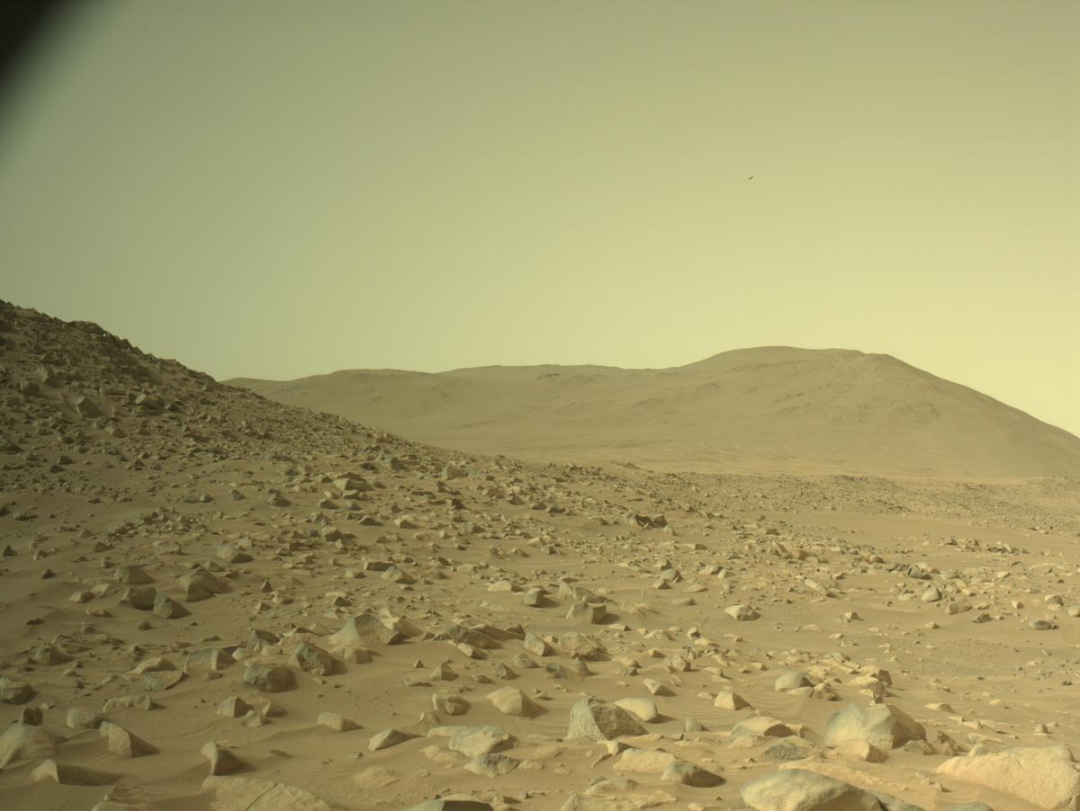 This image was taken by NAVCAM_LEFT onboard NASA's Mars rover Perseverance on Sol 1104