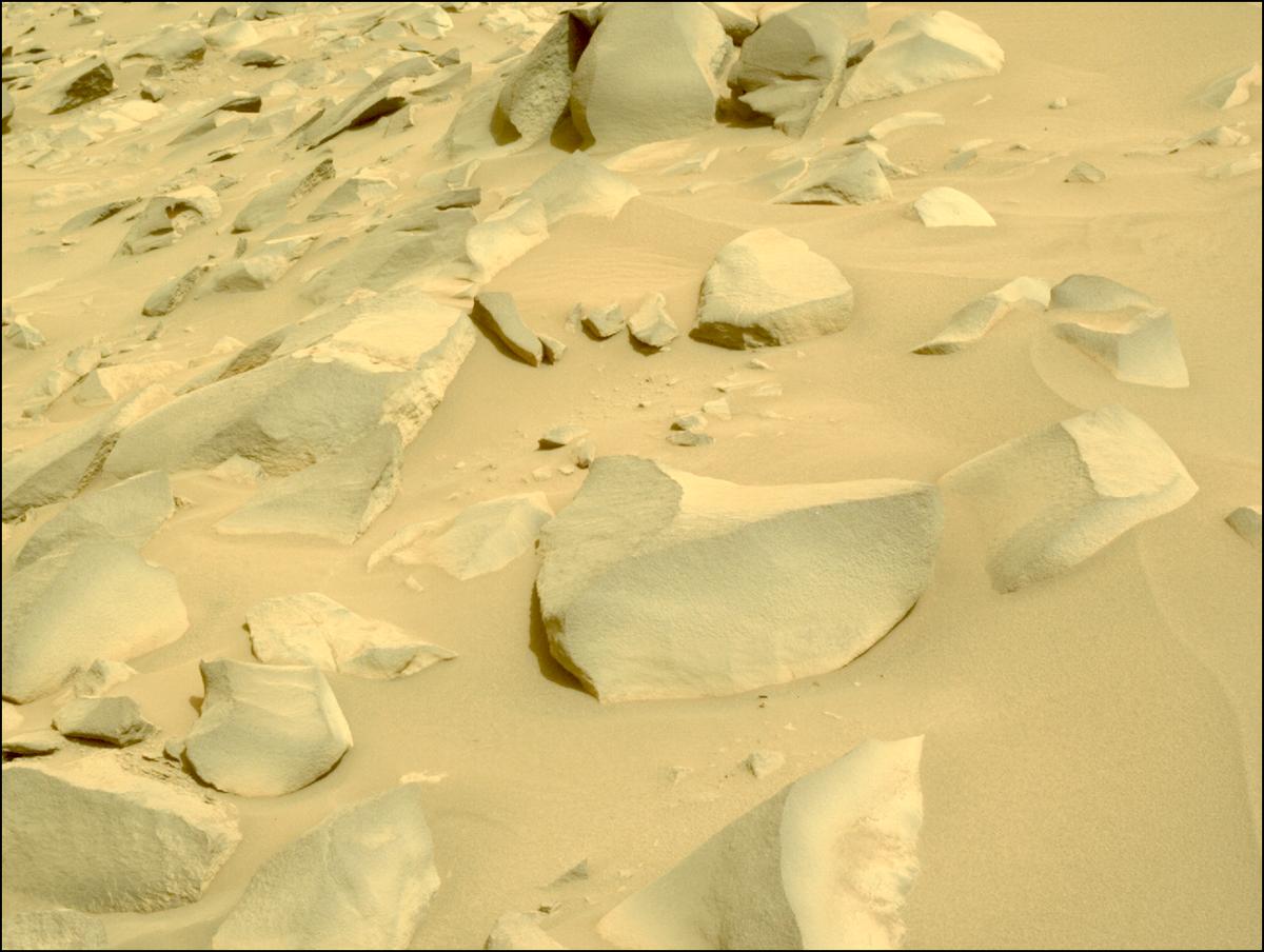 This image was taken by NAVCAM_LEFT onboard NASA's Mars rover Perseverance on Sol 1104