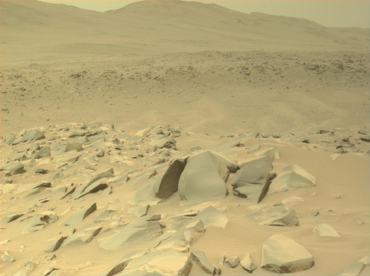 This image was taken by NAVCAM_LEFT onboard NASA's Mars rover Perseverance on Sol 1106
