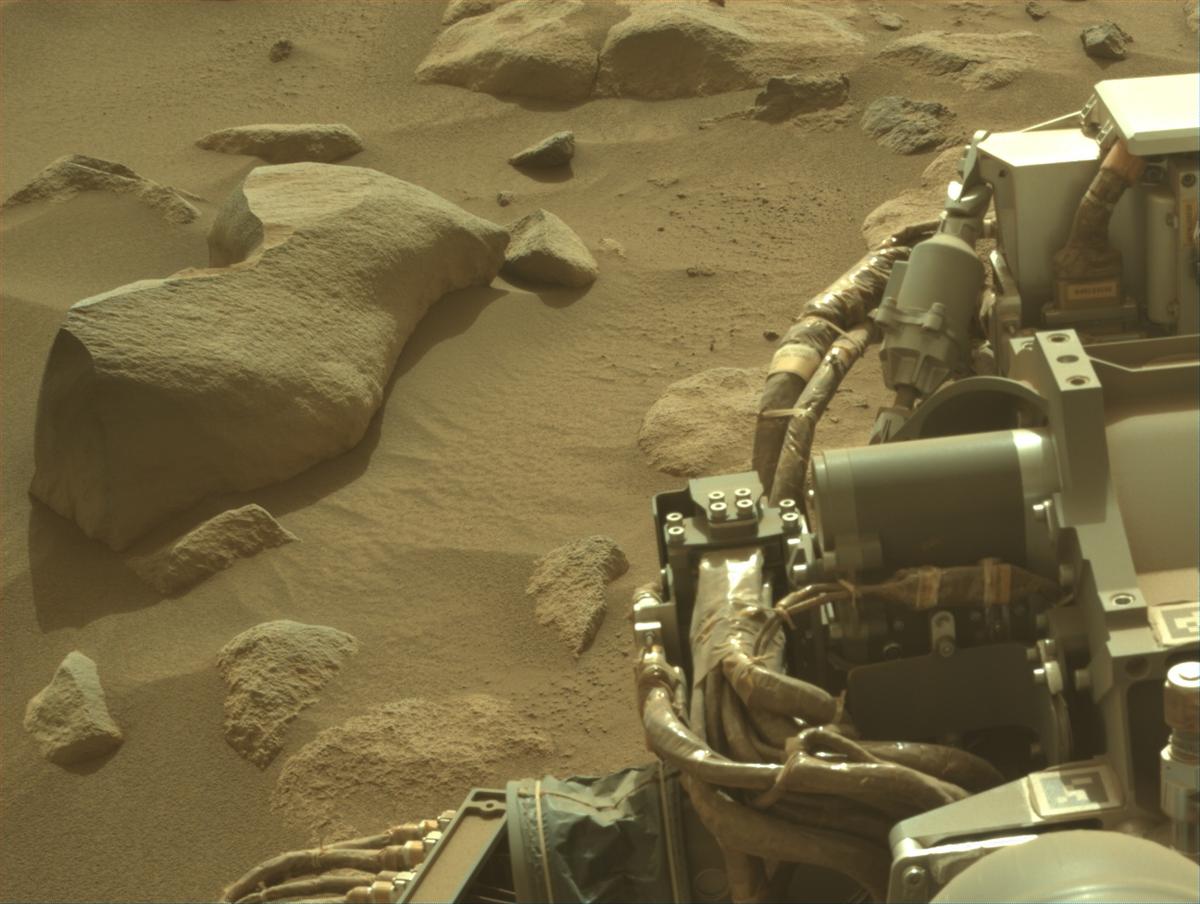 This image was taken by NAVCAM_LEFT onboard NASA's Mars rover Perseverance on Sol 1106