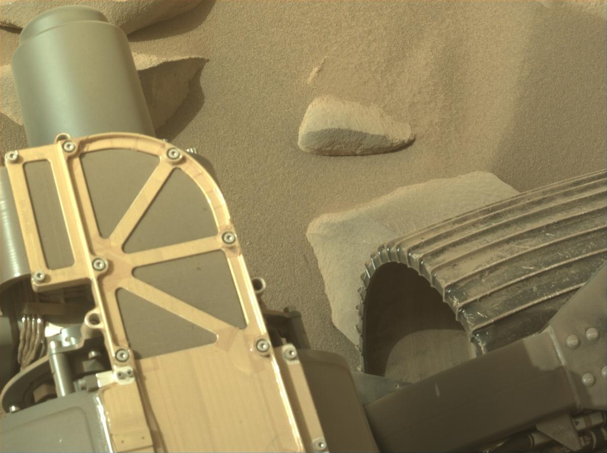 This image was taken by NAVCAM_LEFT onboard NASA's Mars rover Perseverance on Sol 1106