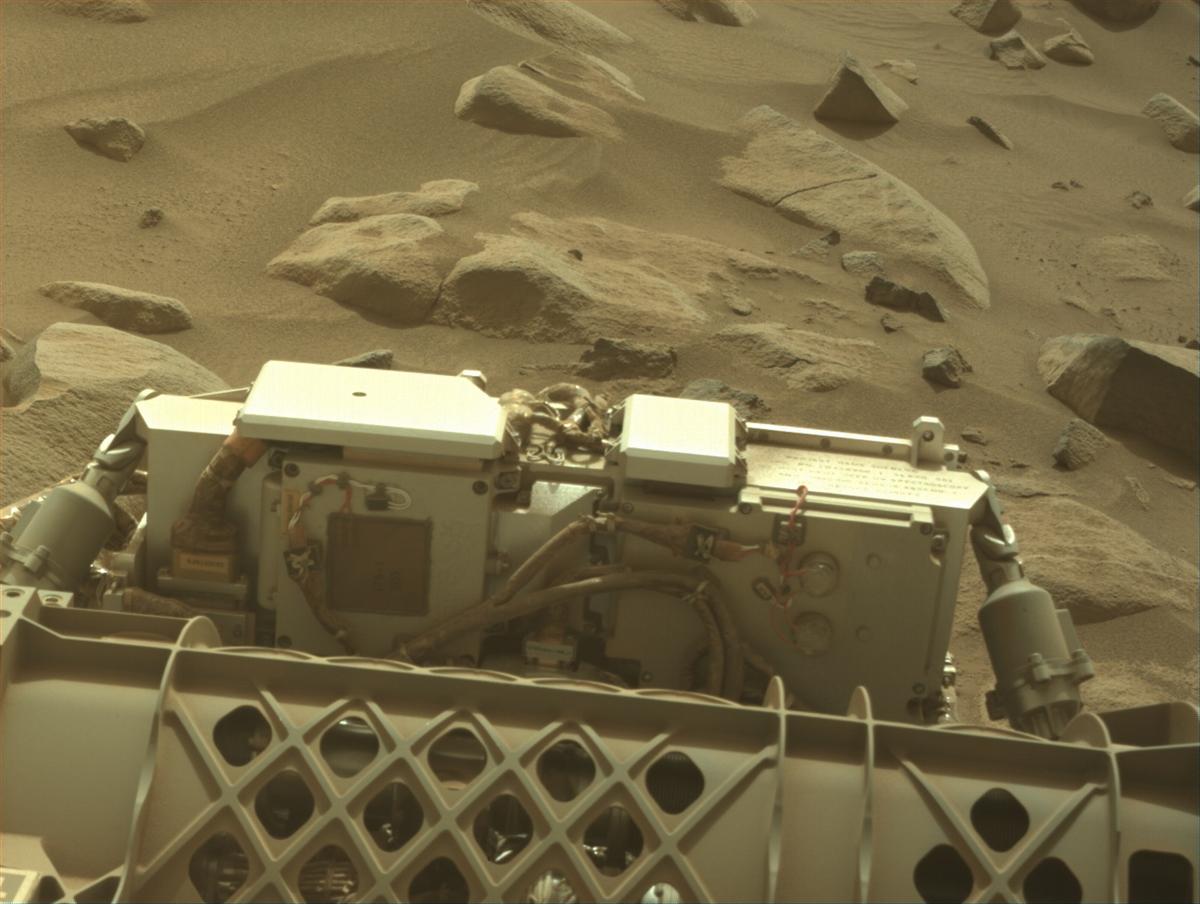 This image was taken by NAVCAM_RIGHT onboard NASA's Mars rover Perseverance on Sol 1106