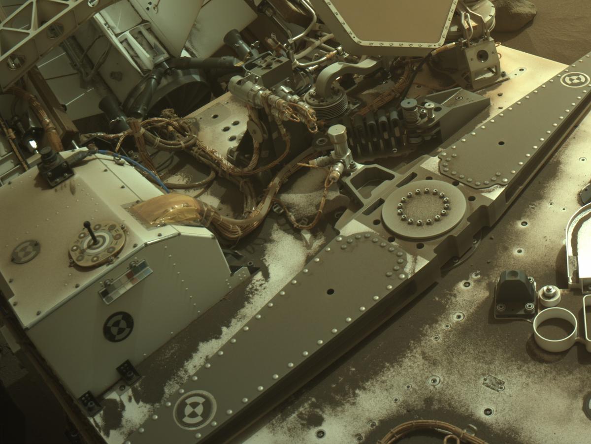 This image was taken by NAVCAM_LEFT onboard NASA's Mars rover Perseverance on Sol 1107