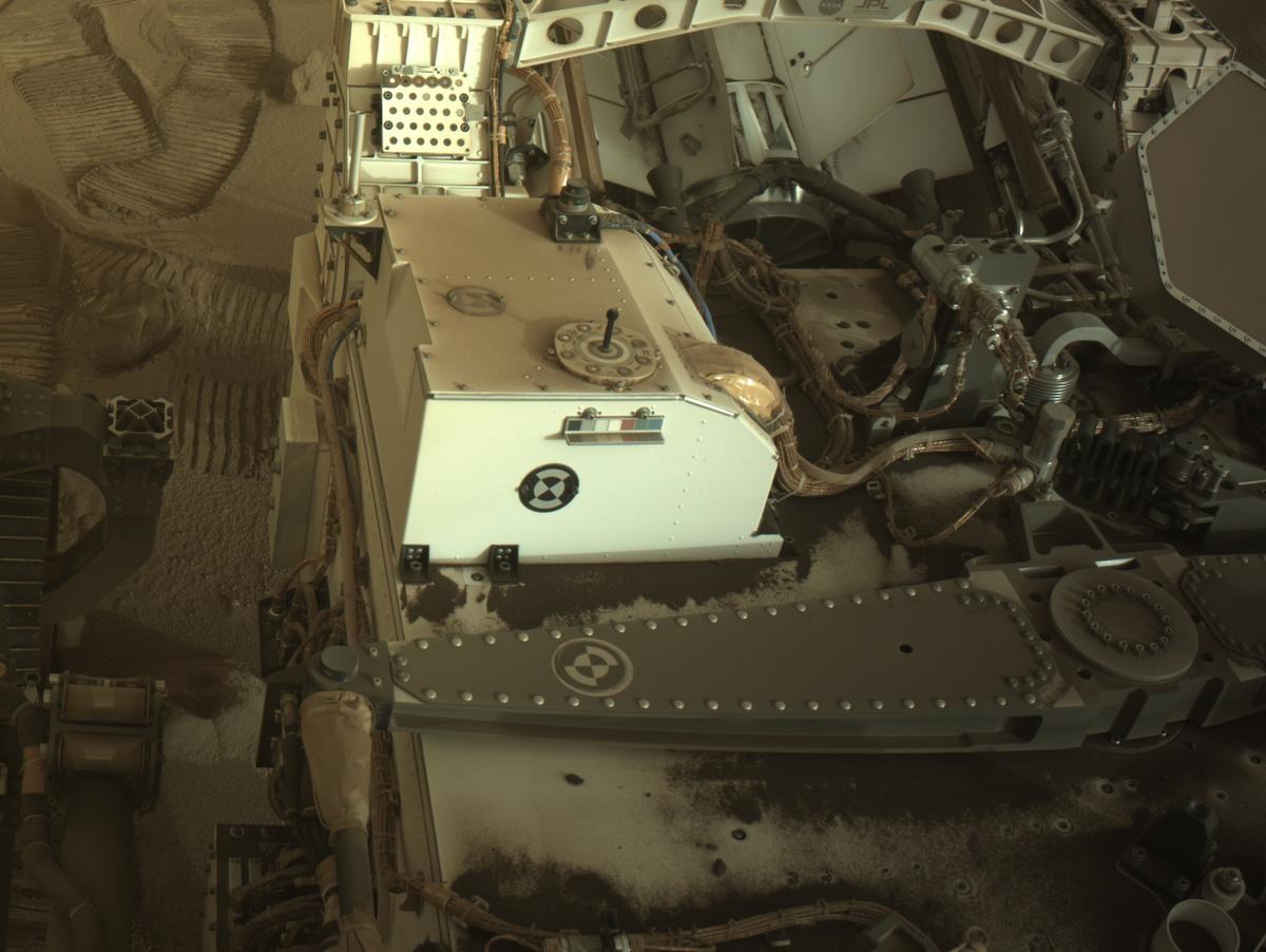 This image was taken by NAVCAM_LEFT onboard NASA's Mars rover Perseverance on Sol 1107