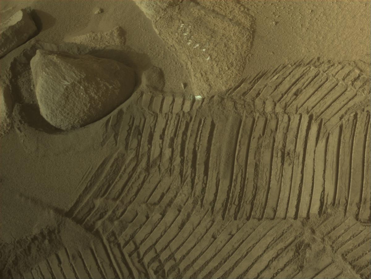 This image was taken by NAVCAM_LEFT onboard NASA's Mars rover Perseverance on Sol 1108