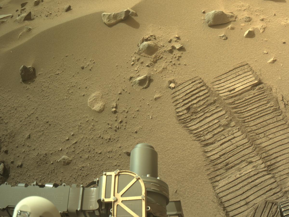 This image was taken by NAVCAM_RIGHT onboard NASA's Mars rover Perseverance on Sol 1110