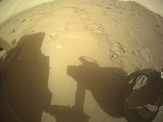 View image taken on Mars, Mars Perseverance Sol 1115: Rear Right Hazard Avoidance Camera (Hazcam)