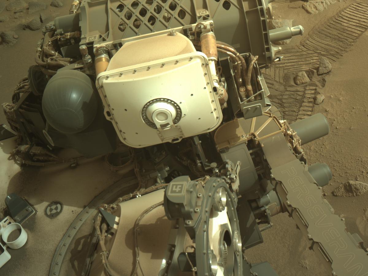 This image was taken by NAVCAM_RIGHT onboard NASA's Mars rover Perseverance on Sol 1118