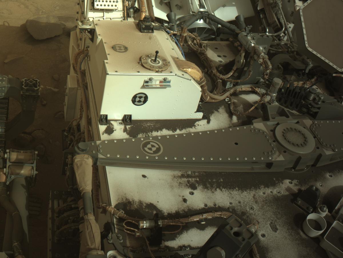 This image was taken by NAVCAM_LEFT onboard NASA's Mars rover Perseverance on Sol 1120
