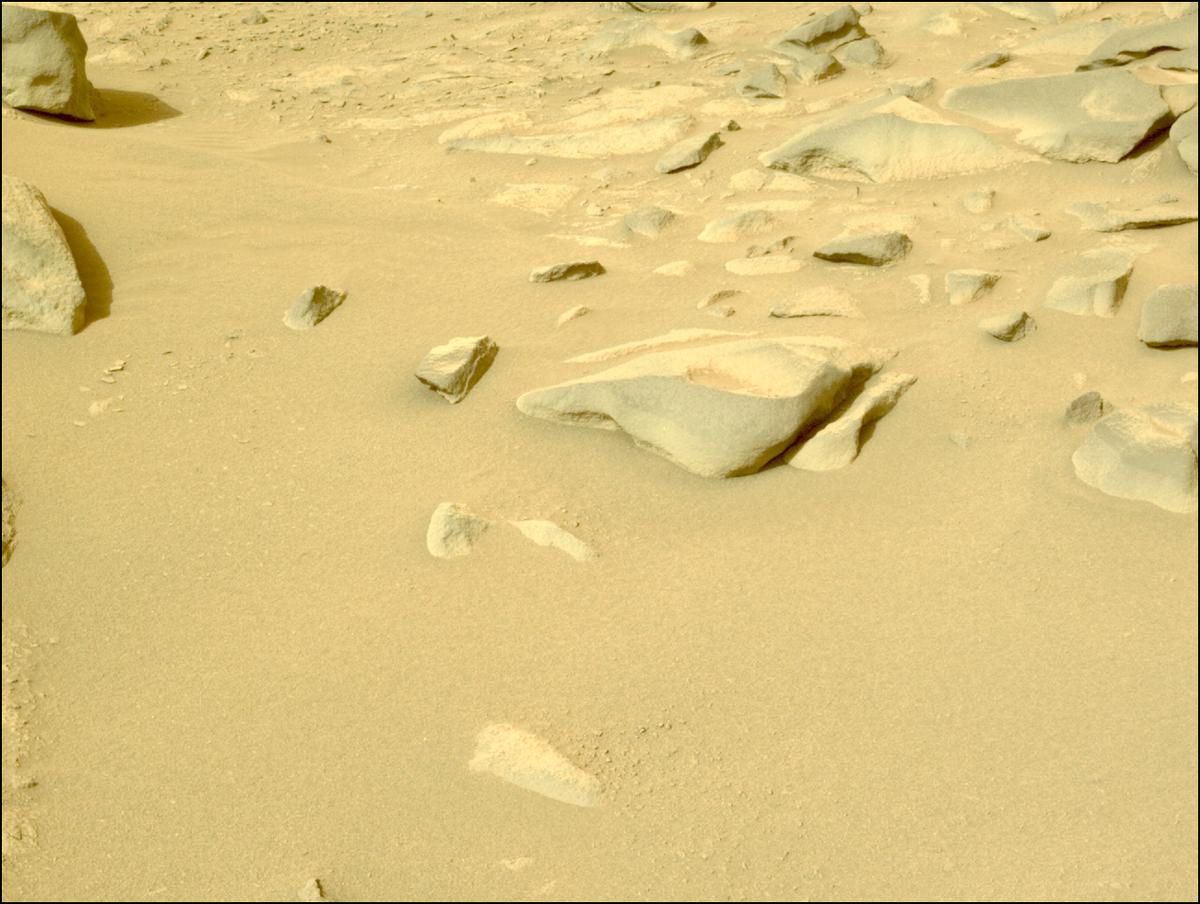 This image was taken by NAVCAM_LEFT onboard NASA's Mars rover Perseverance on Sol 1123