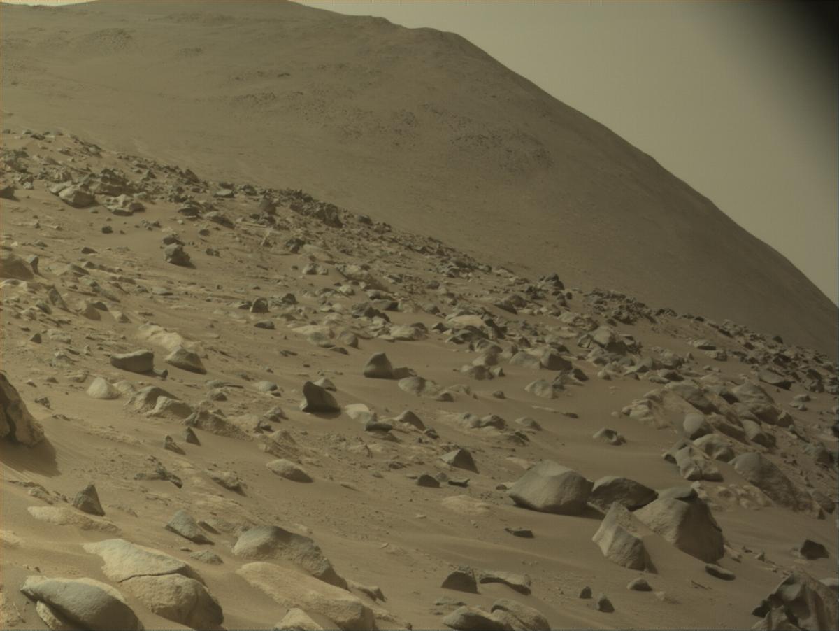 This image was taken by NAVCAM_LEFT onboard NASA's Mars rover Perseverance on Sol 1123