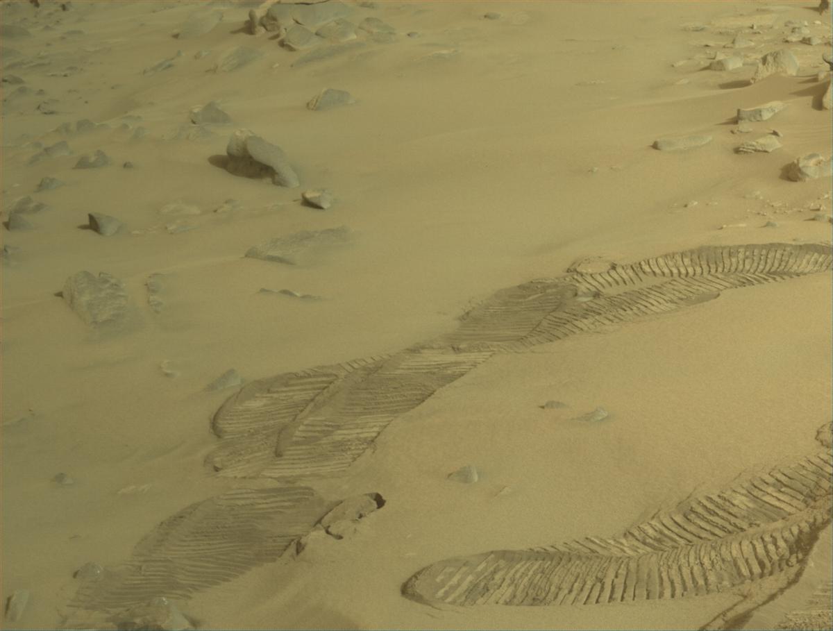 This image was taken by NAVCAM_LEFT onboard NASA's Mars rover Perseverance on Sol 1124