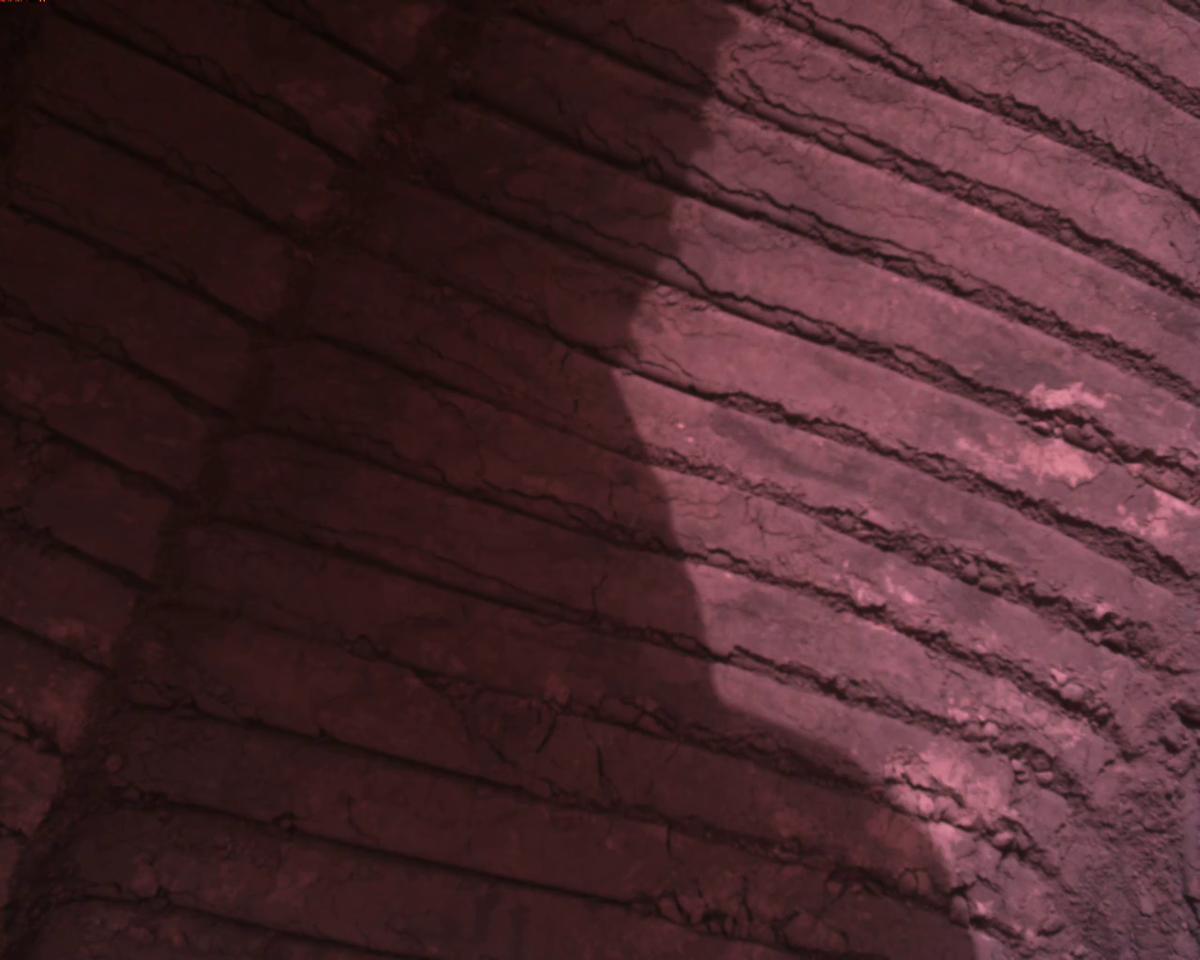 This image was taken by EDL_RDCAM onboard NASA's Mars rover Perseverance on Sol 1125