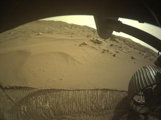 View image taken on Mars, Mars Perseverance Sol 1129: Front Right Hazard Avoidance Camera (Hazcam)
