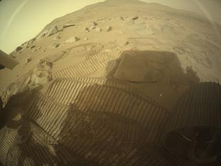 View image taken on Mars, Mars Perseverance Sol 1129: Rear Right Hazard Avoidance Camera (Hazcam)