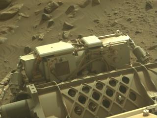 View image taken on Mars, Mars Perseverance Sol 1136: Left Navigation Camera (Navcam)