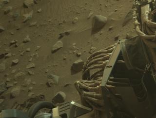 View image taken on Mars, Mars Perseverance Sol 1136: Left Navigation Camera (Navcam)