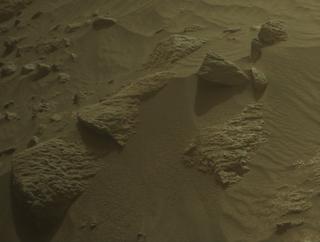 View image taken on Mars, Mars Perseverance Sol 1145: Front Right Hazard Avoidance Camera (Hazcam)