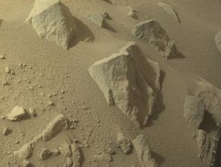 View image taken on Mars, Mars Perseverance Sol 1150: Front Left Hazard Avoidance Camera (Hazcam)