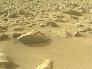 View image taken on Mars, Mars Perseverance Sol 1150: Front Right Hazard Avoidance Camera (Hazcam)