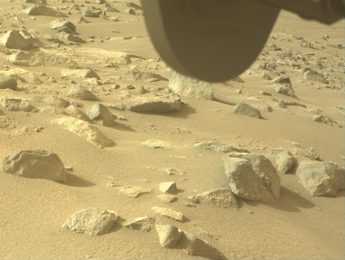 This image was taken by FRONT_HAZCAM_RIGHT_A onboard NASA's Mars rover Perseverance on Sol 1150