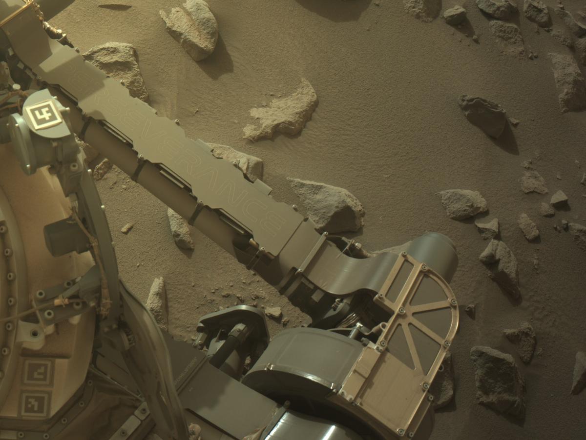 This image was taken by NAVCAM_LEFT onboard NASA's Mars rover Perseverance on Sol 1150