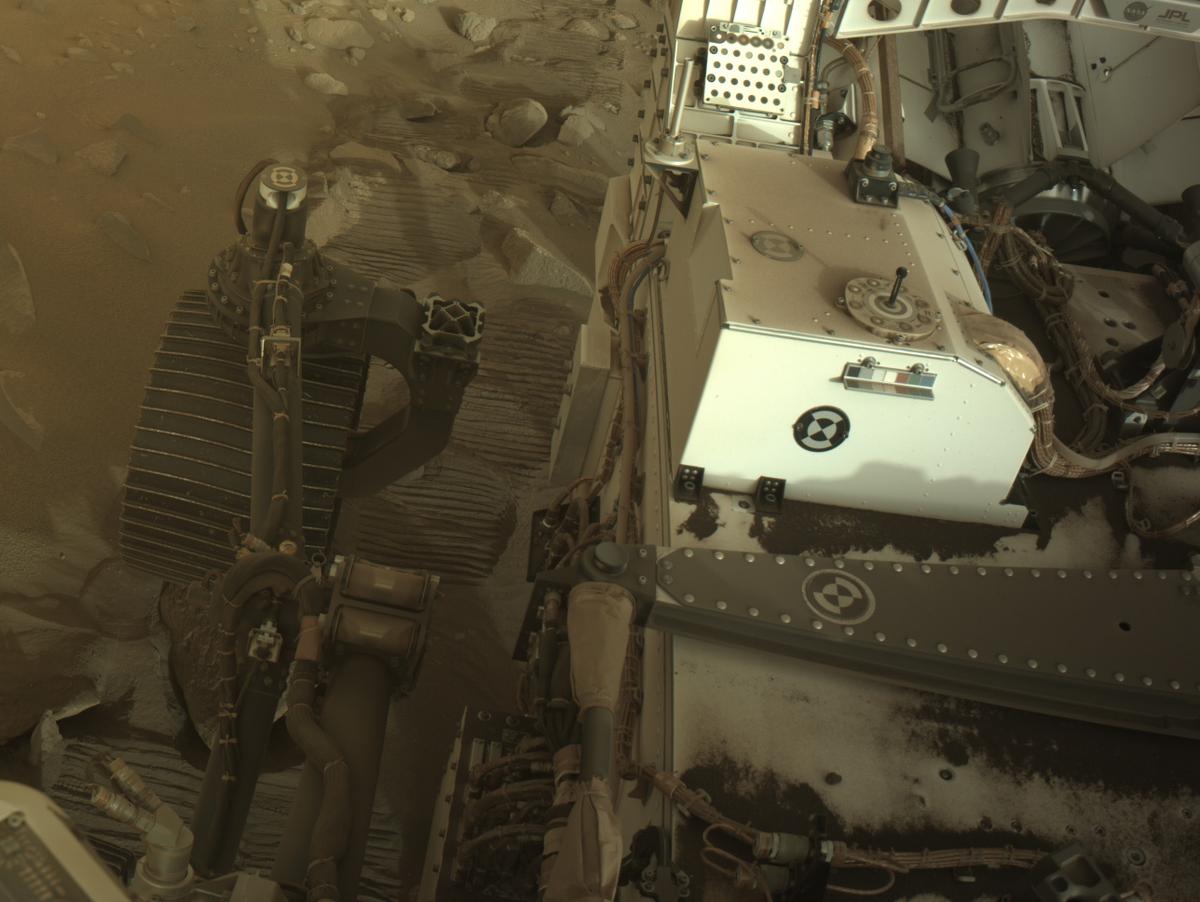 This image was taken by NAVCAM_LEFT onboard NASA's Mars rover Perseverance on Sol 1150