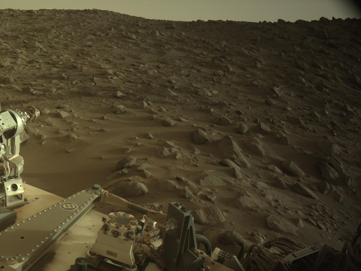 This image was taken by NAVCAM_LEFT onboard NASA's Mars rover Perseverance on Sol 1150