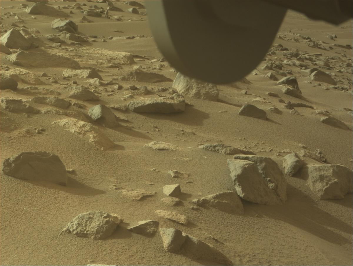 This image was taken by FRONT_HAZCAM_RIGHT_A onboard NASA's Mars rover Perseverance on Sol 1151