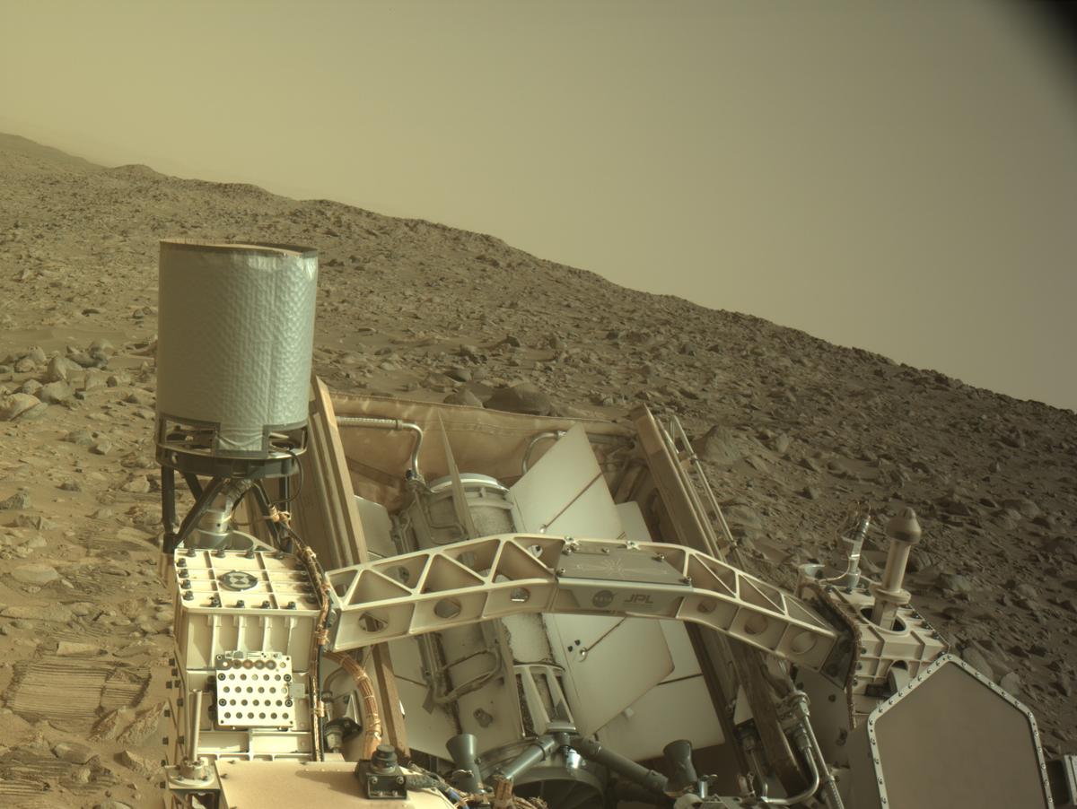 This image was taken by NAVCAM_LEFT onboard NASA's Mars rover Perseverance on Sol 1156