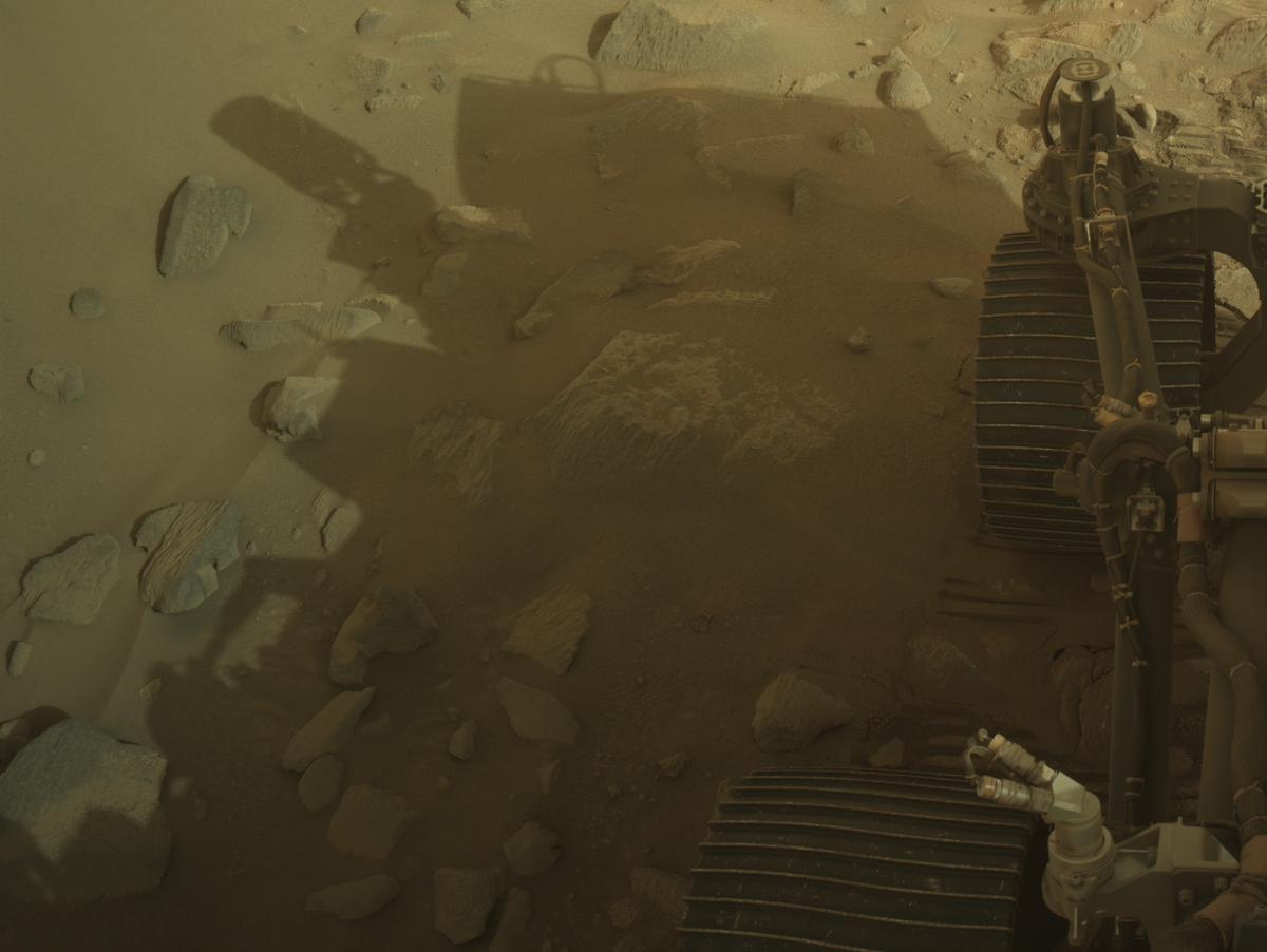 This image was taken by NAVCAM_LEFT onboard NASA's Mars rover Perseverance on Sol 1156