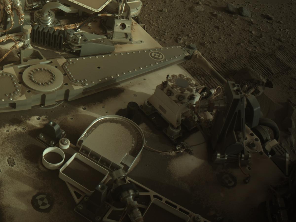 This image was taken by NAVCAM_RIGHT onboard NASA's Mars rover Perseverance on Sol 1168