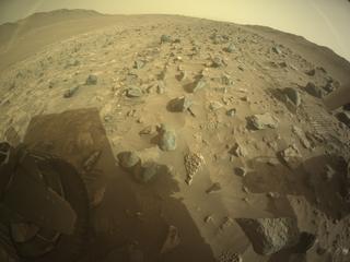 View image taken on Mars, Mars Perseverance Sol 1175: Rear Left Hazard Avoidance Camera (Hazcam)