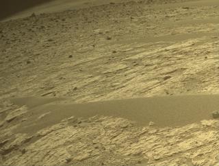 View image taken on Mars, Mars Perseverance Sol 1177: Front Right Hazard Avoidance Camera (Hazcam)