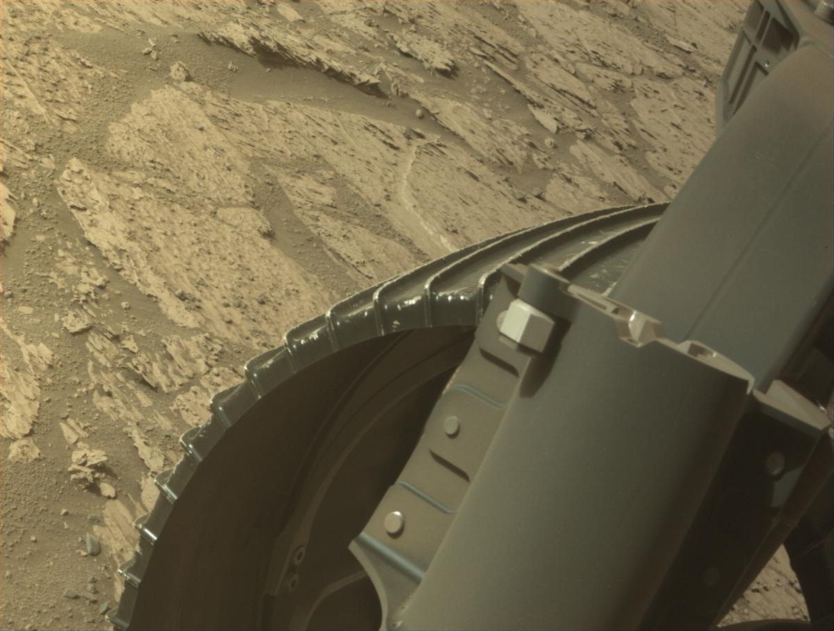 This image was taken by FRONT_HAZCAM_RIGHT_A onboard NASA's Mars rover Perseverance on Sol 1177