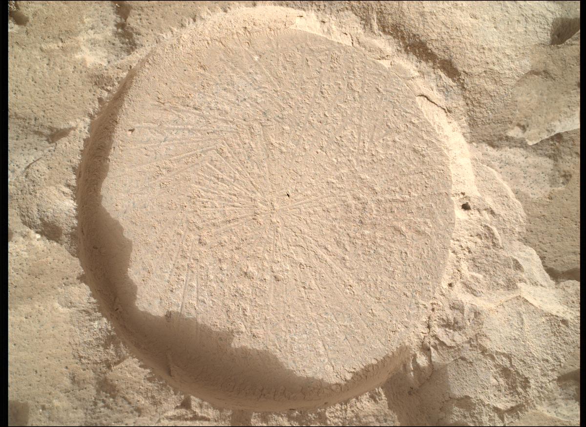 This image was taken by SHERLOC_WATSON onboard NASA's Mars rover Perseverance on Sol 1179