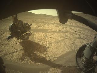 View image taken on Mars, Mars Perseverance Sol 1180: Front Right Hazard Avoidance Camera (Hazcam)