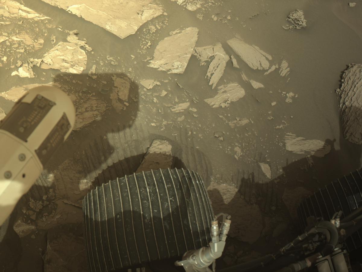 This image was taken by NAVCAM_RIGHT onboard NASA's Mars rover Perseverance on Sol 1182