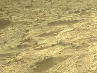 View image taken on Mars, Mars Perseverance Sol 1188: Front Left Hazard Avoidance Camera (Hazcam)