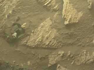 View image taken on Mars, Mars Perseverance Sol 1188: Front Left Hazard Avoidance Camera (Hazcam)