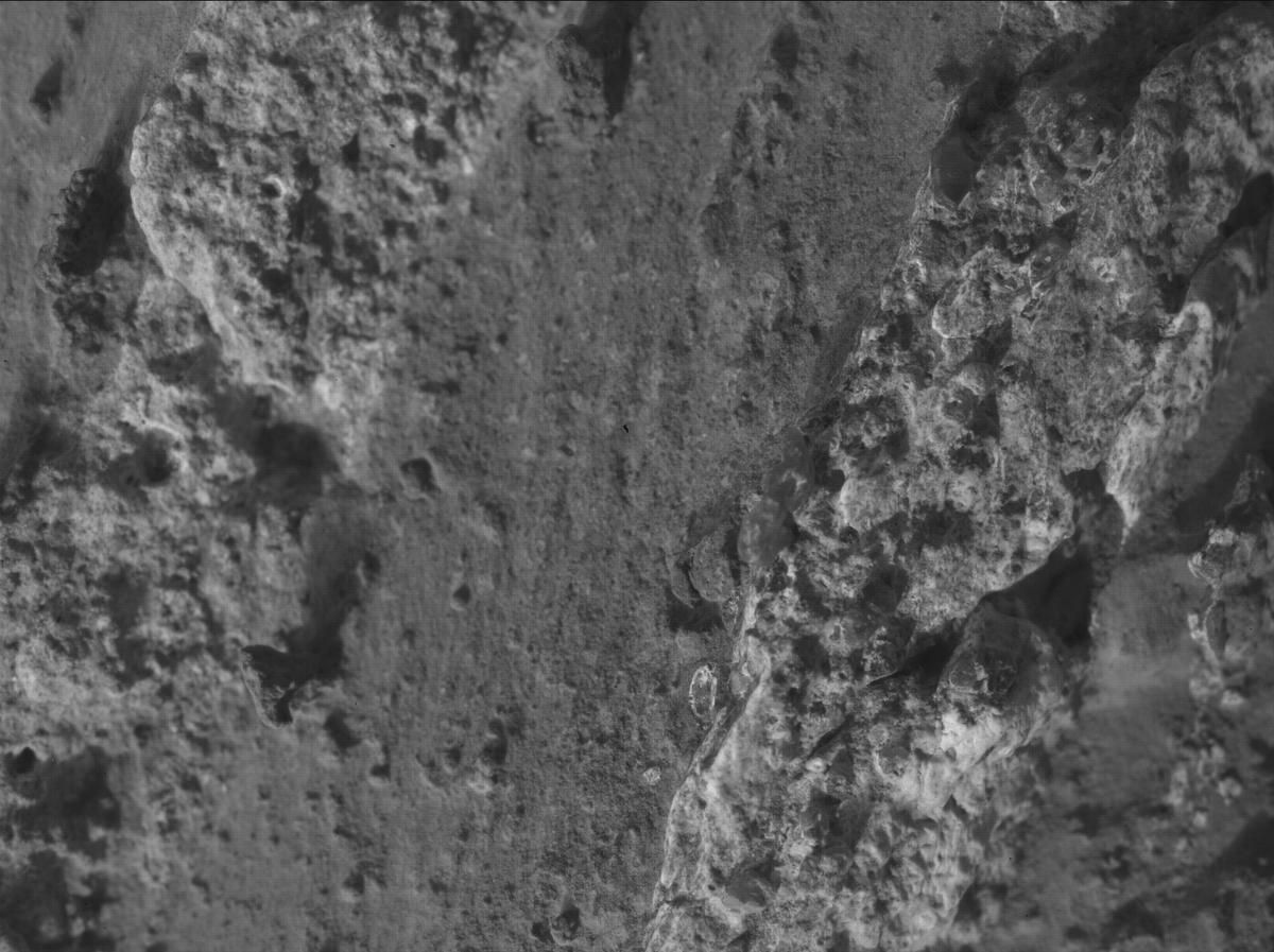 This image was taken by SHERLOC_WATSON onboard NASA's Mars rover Perseverance on Sol 1188