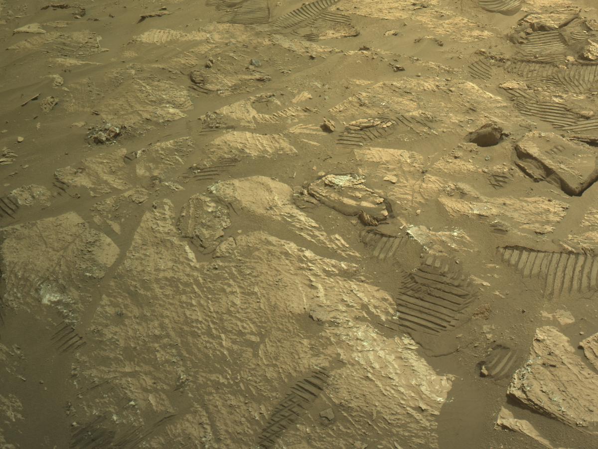 This image was taken by NAVCAM_LEFT onboard NASA's Mars rover Perseverance on Sol 1189