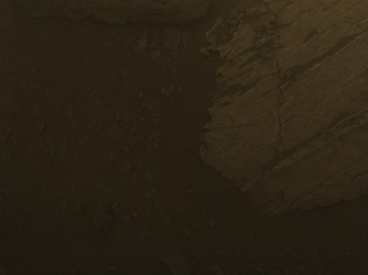 This image was taken by FRONT_HAZCAM_LEFT_A onboard NASA's Mars rover Perseverance on Sol 1191