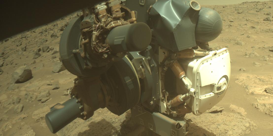 This image was taken by FRONT_HAZCAM_RIGHT_A onboard NASA's Mars rover Perseverance on Sol 1191
