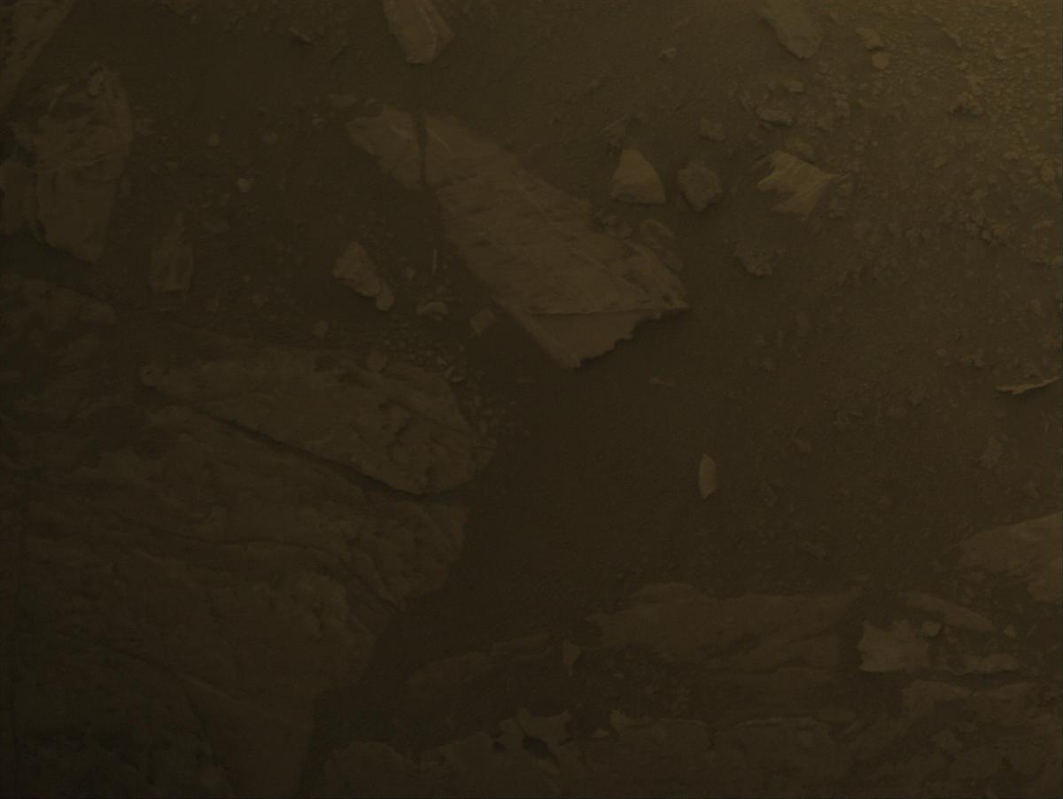 This image was taken by FRONT_HAZCAM_RIGHT_A onboard NASA's Mars rover Perseverance on Sol 1195