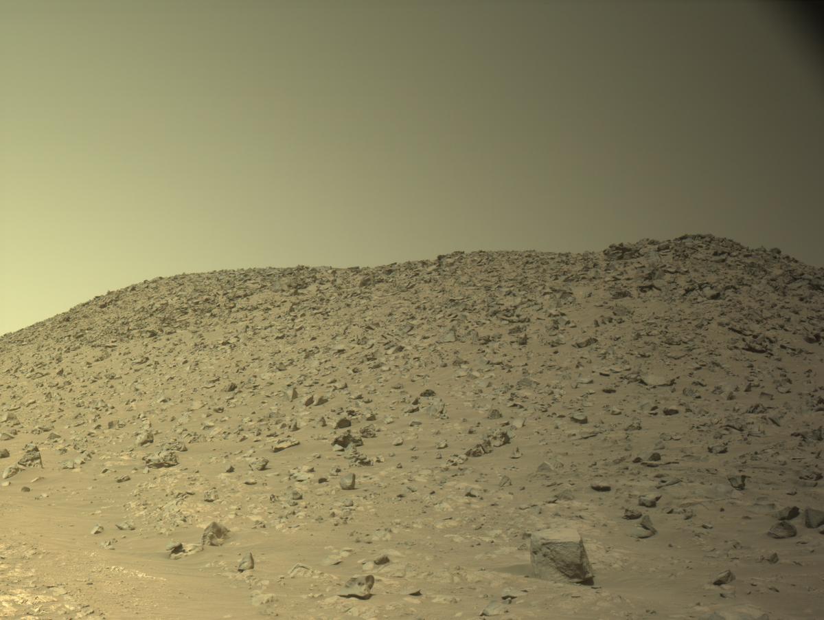 This image was taken by NAVCAM_LEFT onboard NASA's Mars rover Perseverance on Sol 1195